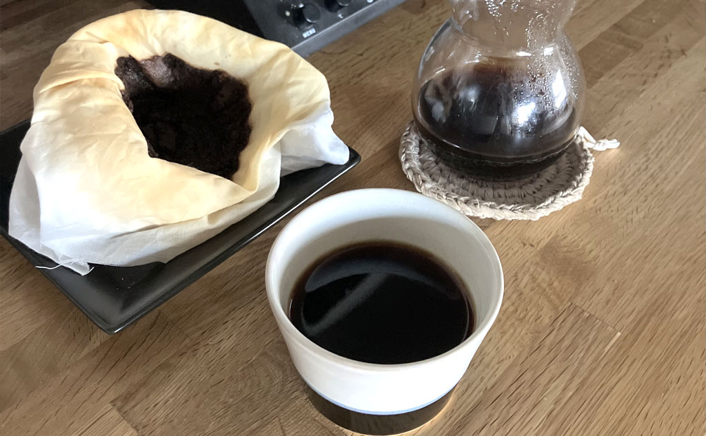 さらしのコーヒーフィルター