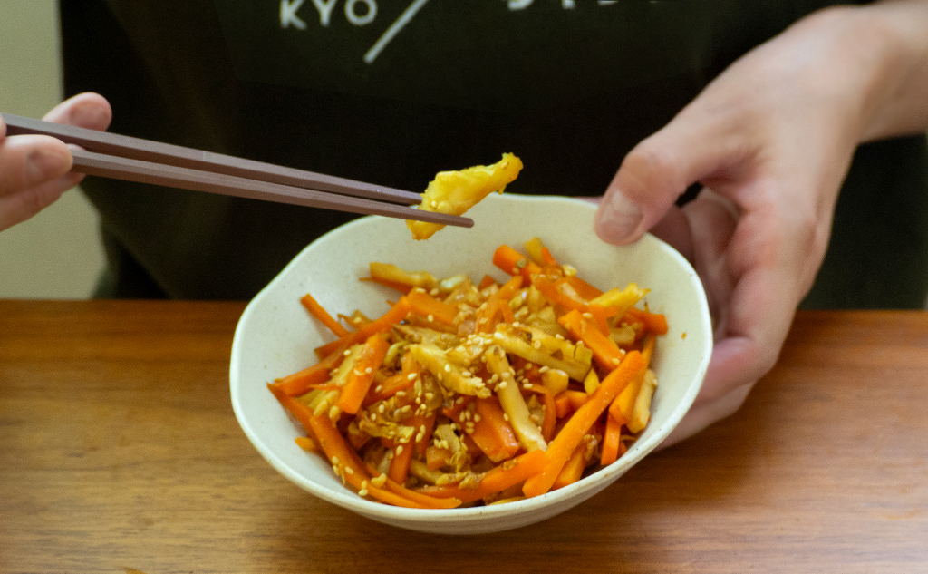 丸ごと食べ切り 夏野菜レシピ_キャベツの芯の甘辛きんぴら_感想