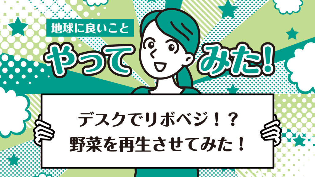 再生野菜「リボベジ」ってなに？いろんな野菜を実際にリボーンさせてみた！｜地球に良いことやってみた！